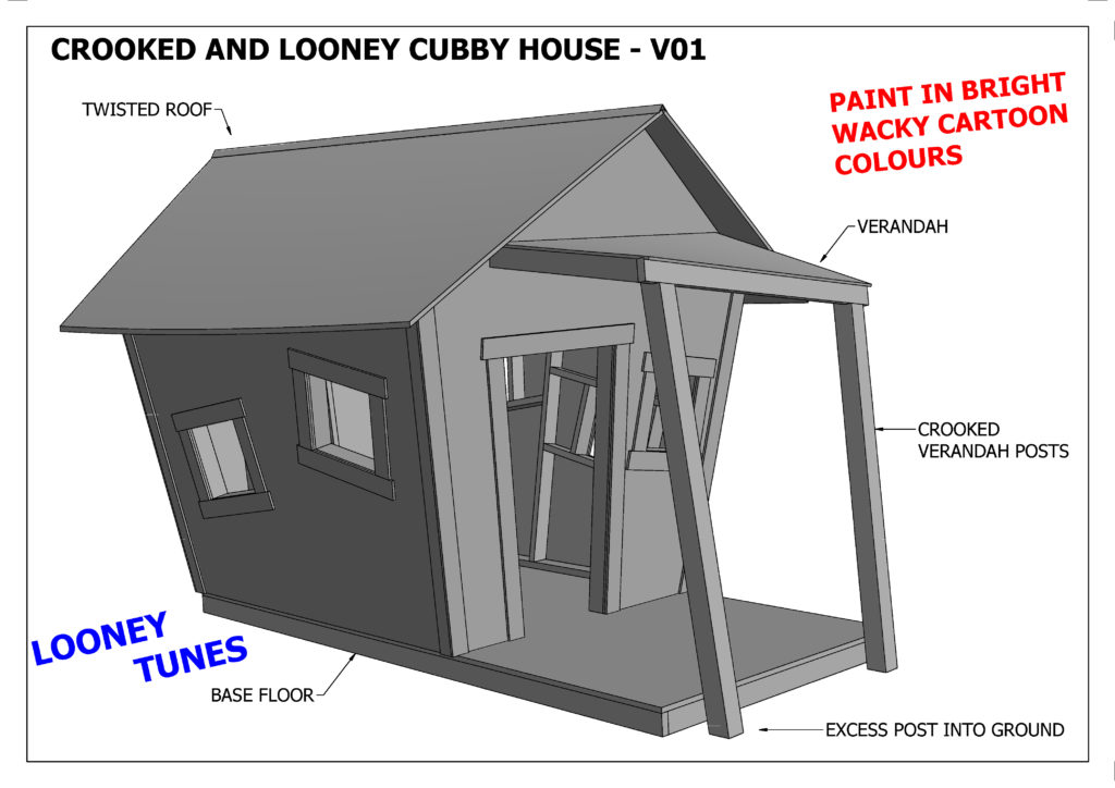 Cubby House V05 - Crooked and Wacky Looney Tunes Playhouse