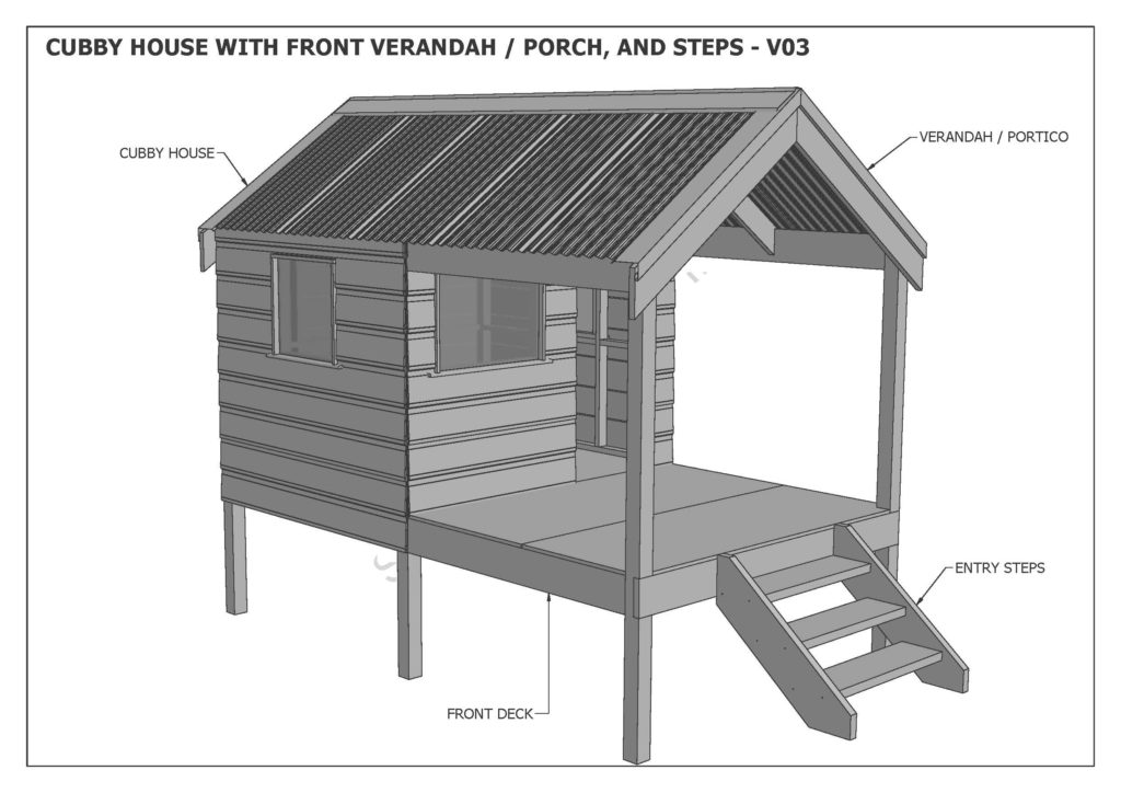 Cubby House V03 EzeBuilt