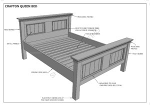 Crafton Queen Bed V01