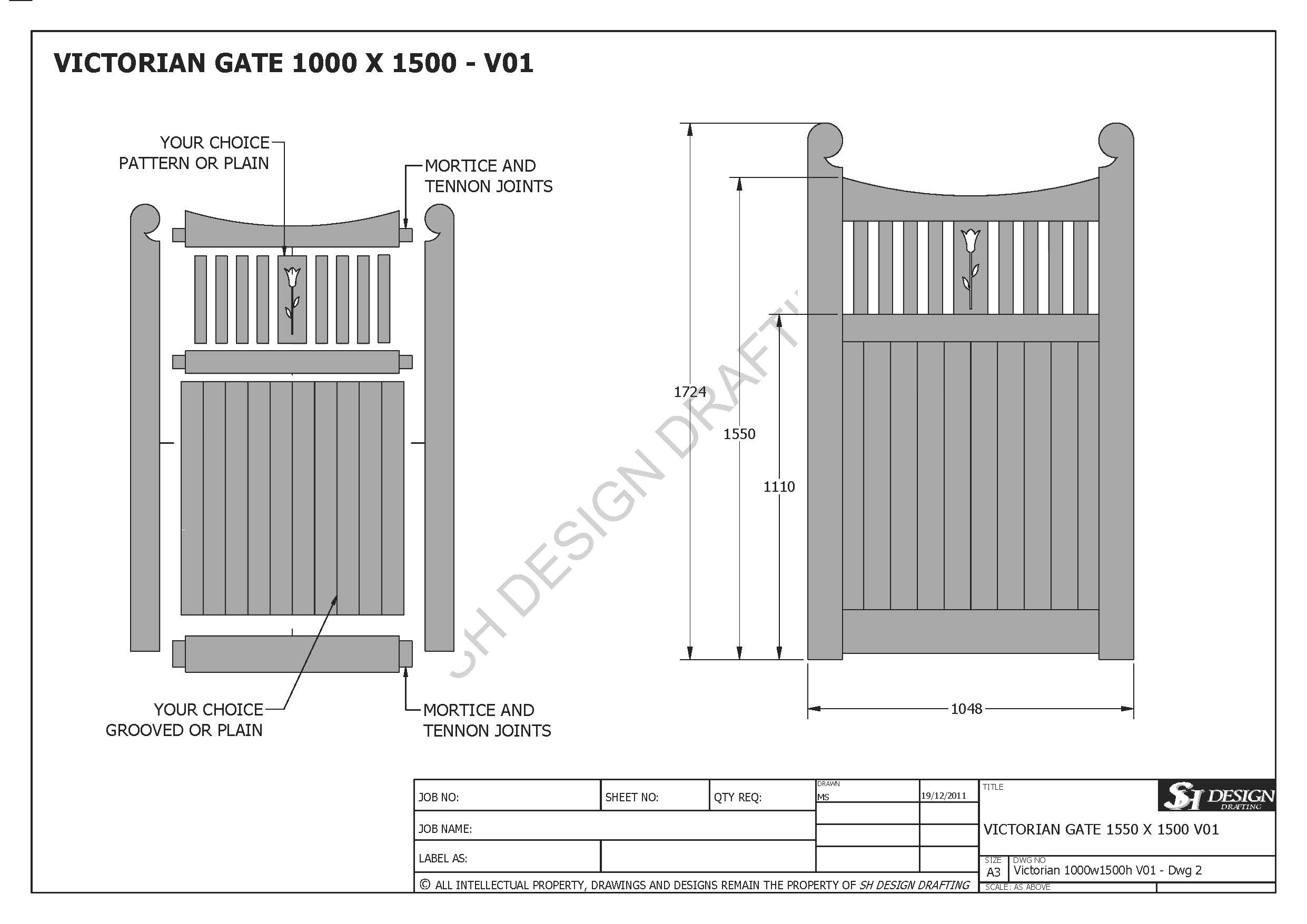 Victorian Gate 1000 x 1500 - V01